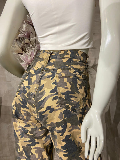 Pantalón Camuflado Amarillo