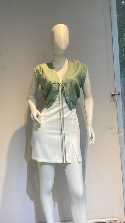 Blusa Valencia verde oliva